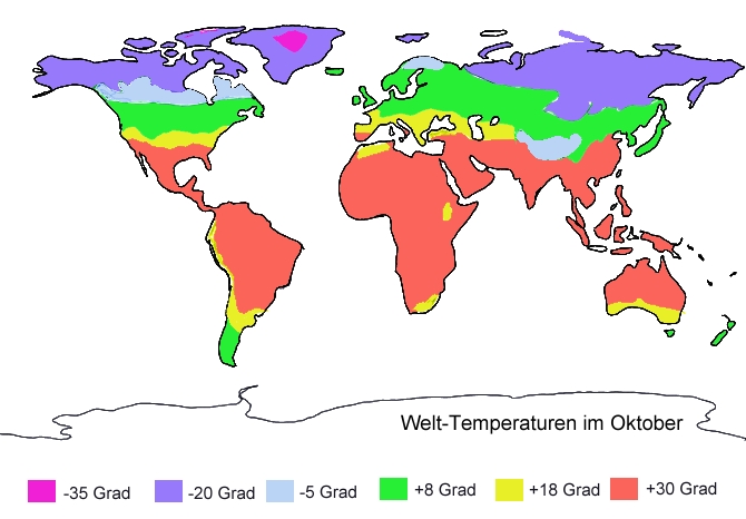 Welt Temperaturen im Oktober Medienwerkstatt Wissen 169 2006 2023 Medienwerkstatt
